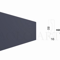 Плинтус Paolo Arte Konture Kr025P-13